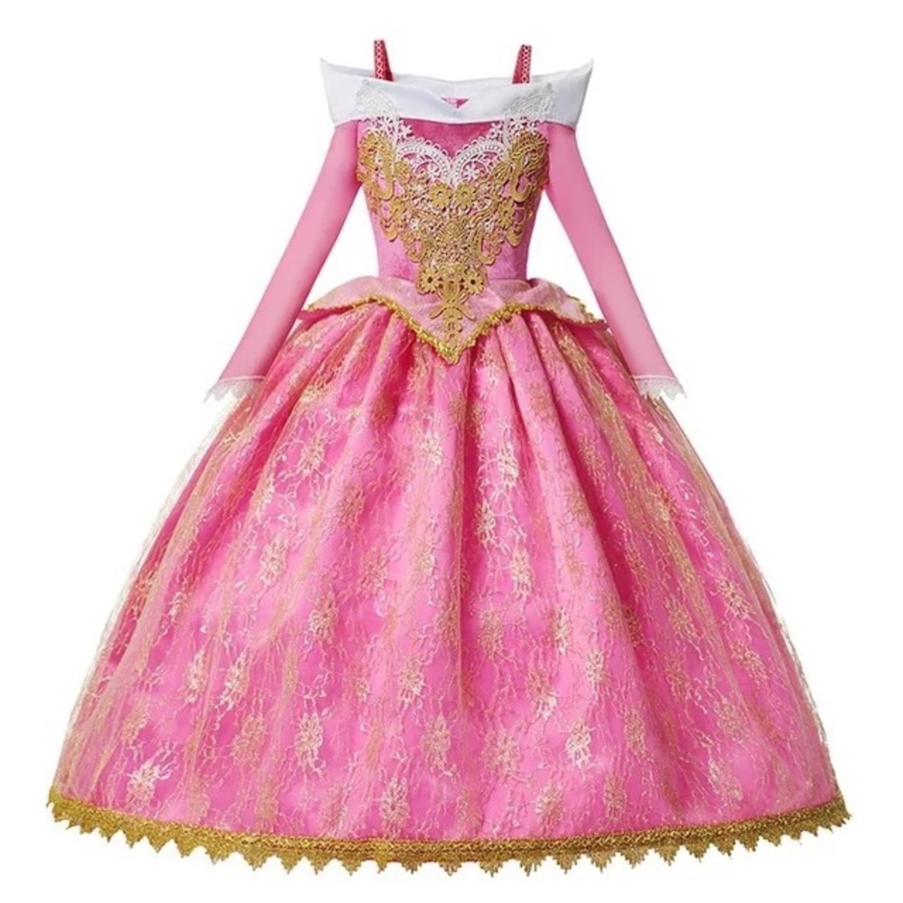 Aurora Rapunzel Beautiful Costume Dress 5036